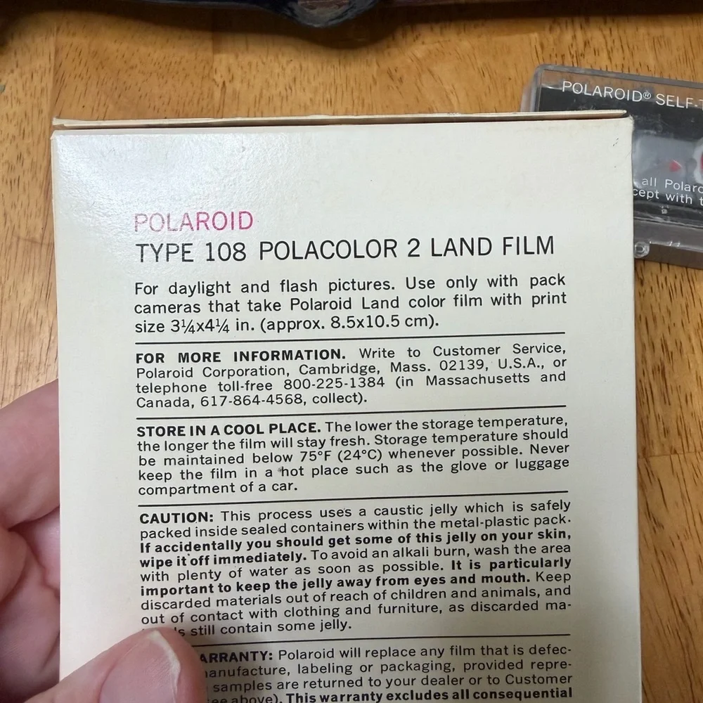 Vintage Polaroid Automatic 100 Land Camera in good overall condition, offered as